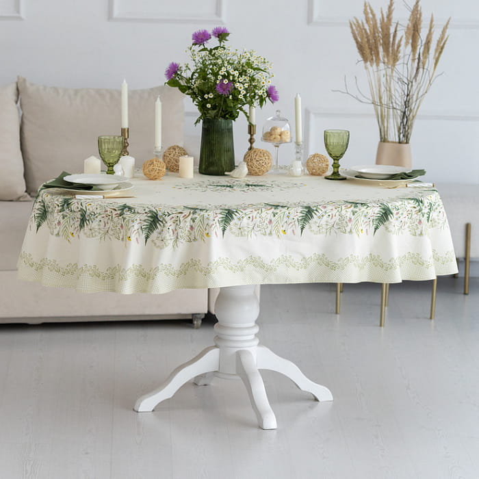 Скатерть овальная 170х218 см "Купалинка"