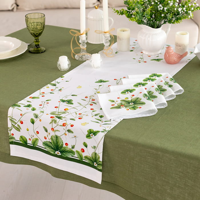 Набор Set-4 салфеток "Земляничная поляна"