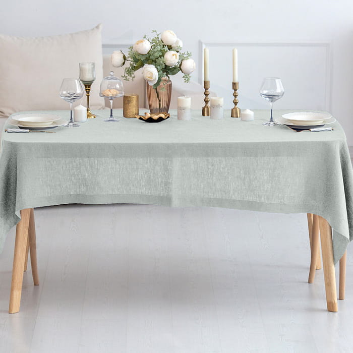 Скатерть 135х220 см цвет "Мятная"