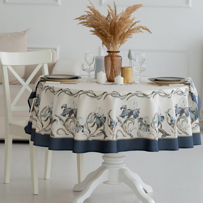 Скатерть круглая D-150 см "Айрис"