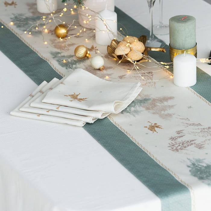 Дорожка 40х180 см "Снежный ангел" декоративная