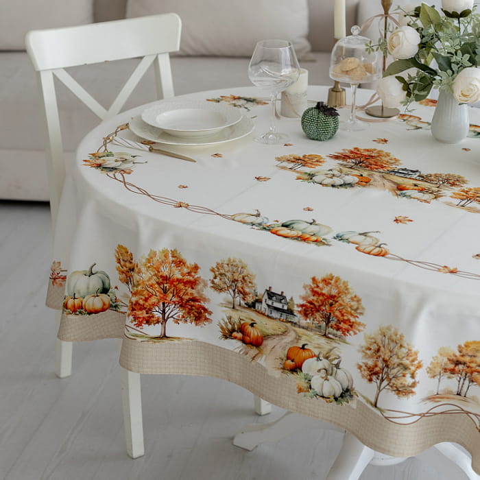 Скатерть овальная 170х250 см "Терра"