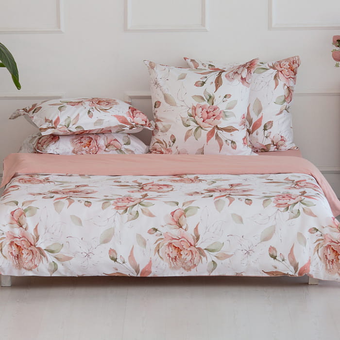 Евро комплект постельного белья "Розали" maxi