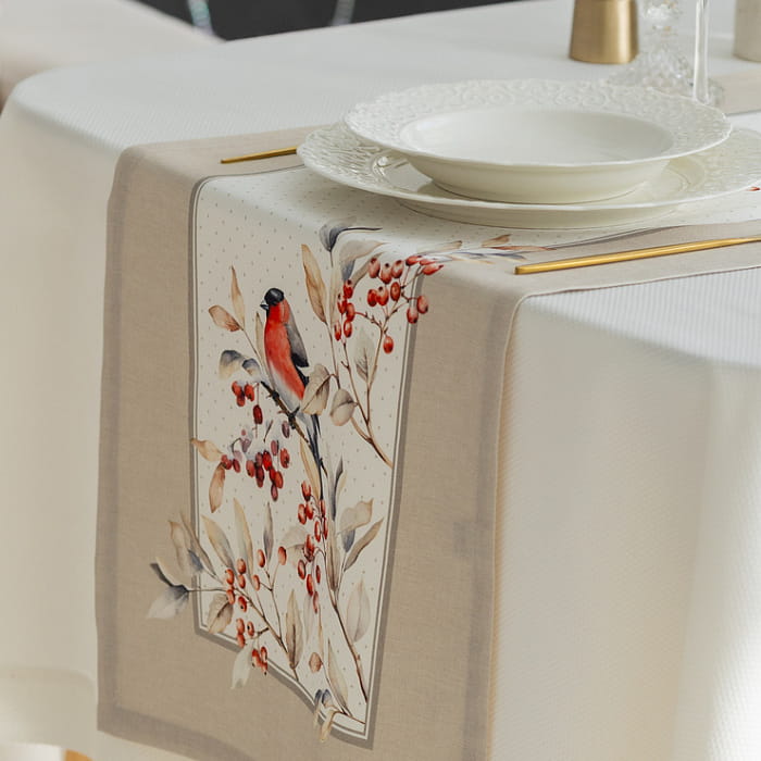 Дорожка 40х185 см "Пернатые истории" декоративная