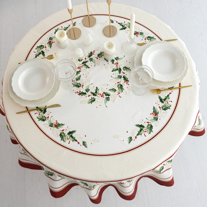 Скатерть круглая D-150 см "Элегант"