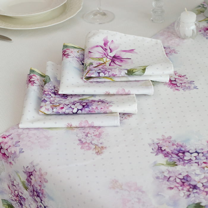 Набор Set-4 салфеток "Аромат сирени"