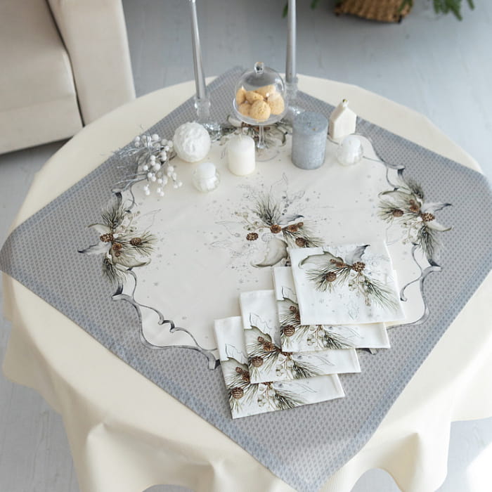 Салфетка-наперон 80х80 см "Стоун"