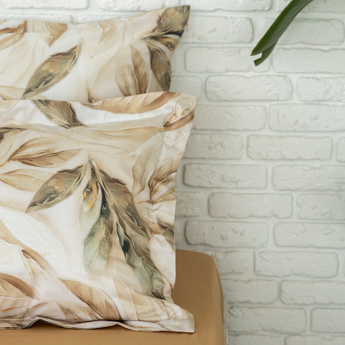 Евро комплект постельного белья "Флоренс"  с простыней на резинке