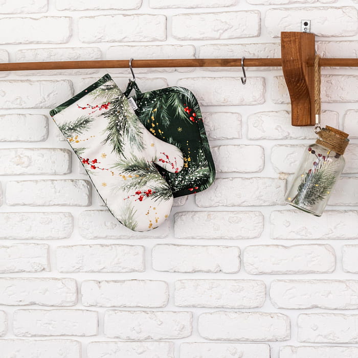 Комплект прихваток "Ветви Рождества"