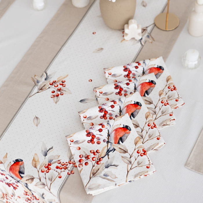 Дорожка 40х145 см "Пернатые истории" декоративная