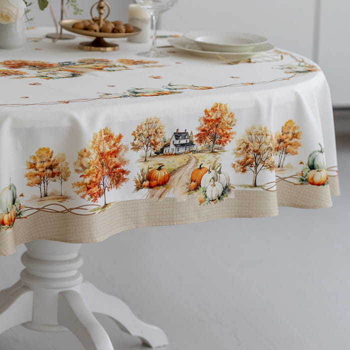 Скатерть овальная 170х250 см "Терра"