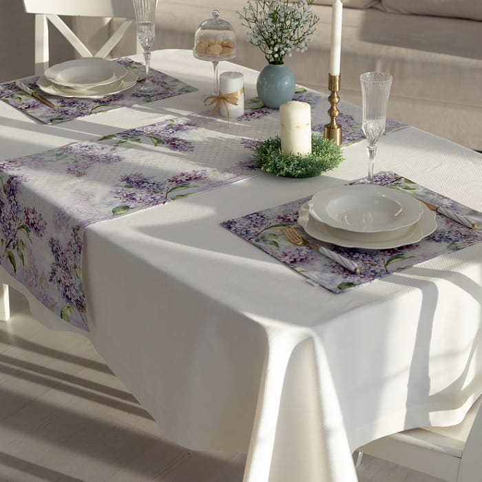 Набор  салфеток плейсматов "Аромат сирени"