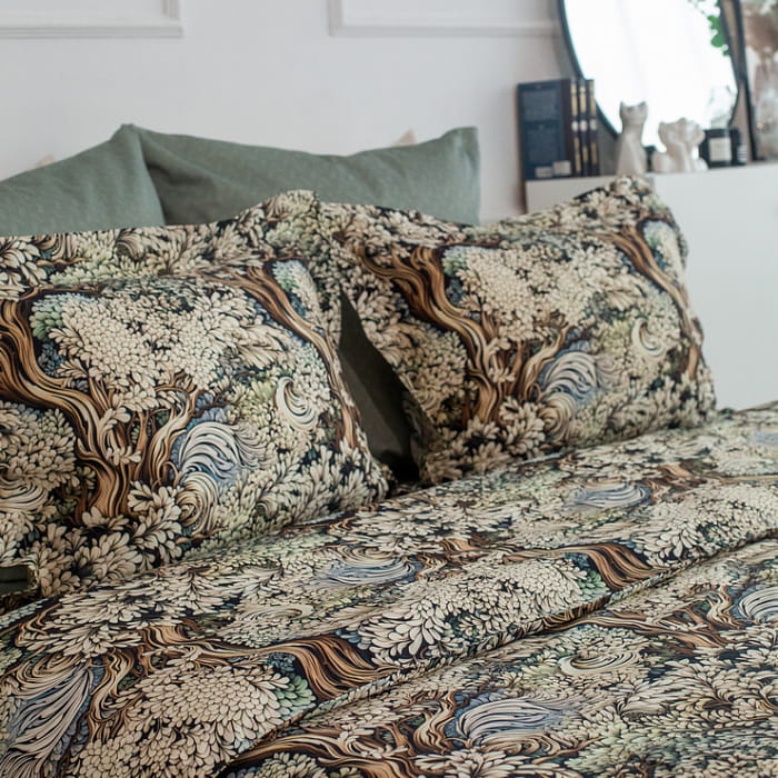 Полуторный комплект постельного белья "Дафна"