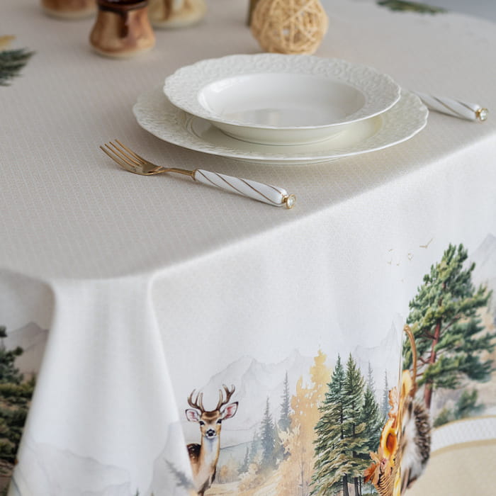 Скатерть 145х145 см "Дубрава"