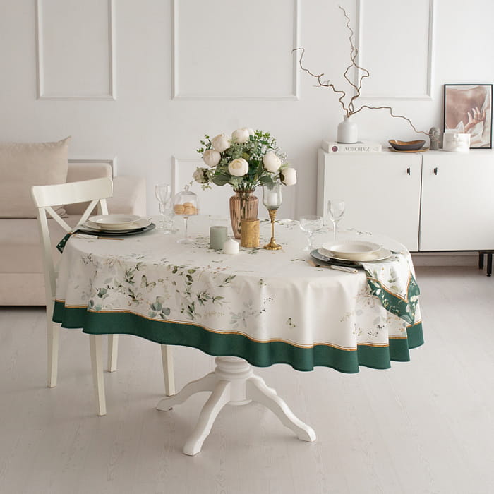 Скатерть овальная 170х250 см "Эвелина"
