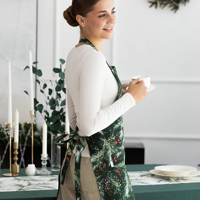 Фартук "Ветви Рождества" модель "Слот"