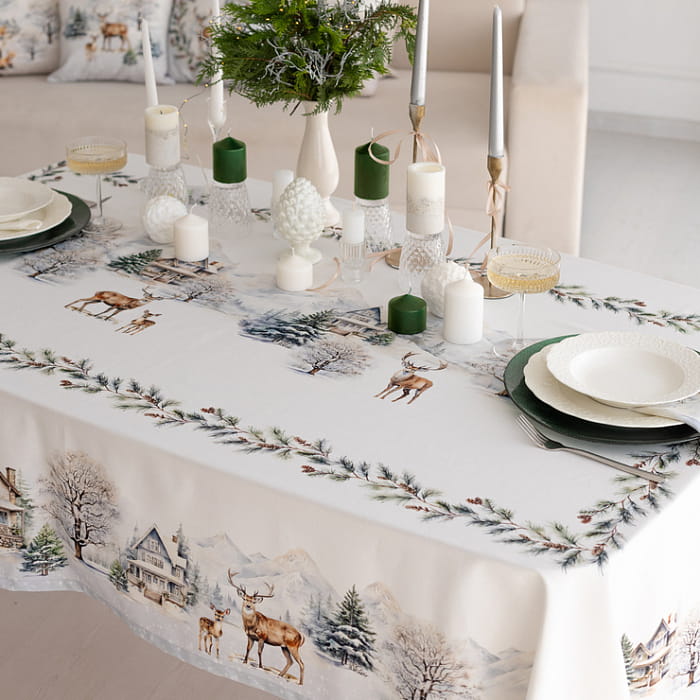 Скатерть 115х165 см "Морозное утро"