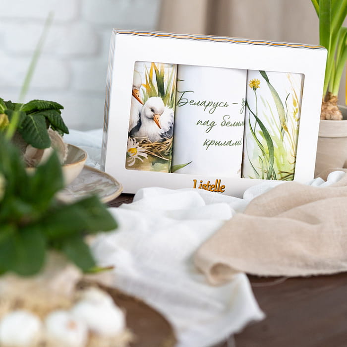 Набор Set-3 полотенец "Линден с надписью"