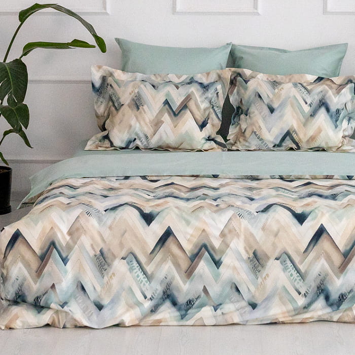 Простыня на резинке 180х200х30 "Ментоловая нотка"