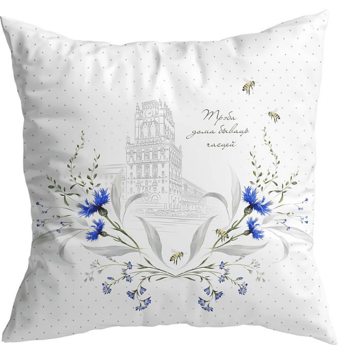 Декоративная наволочка "Васильки" ворота Минска