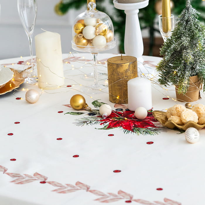 Скатерть овальная 140х170 см "Марлен"