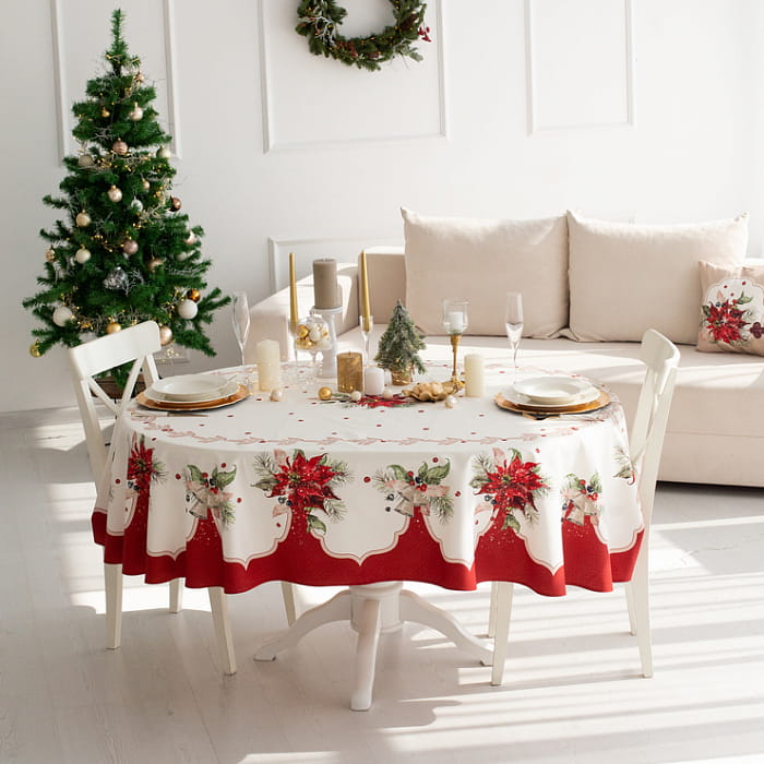 Скатерть овальная 140х170 см "Марлен"