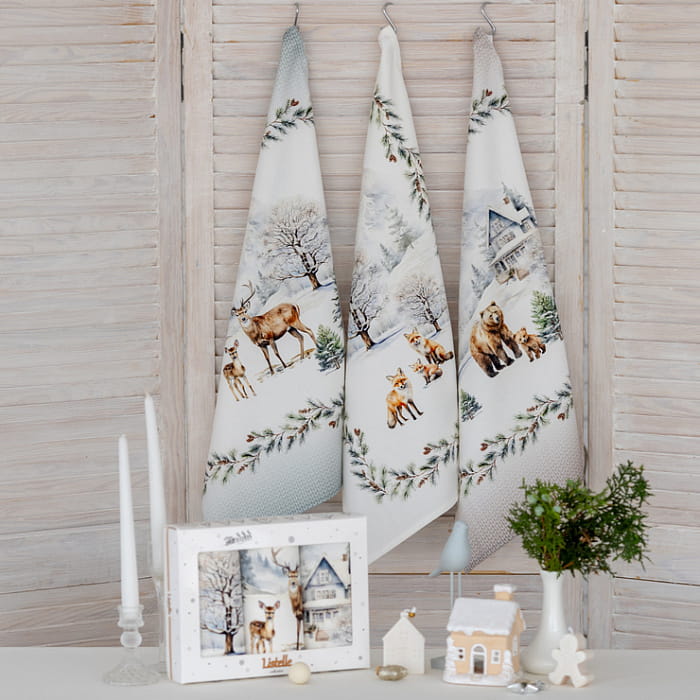 Набор Set-3 полотенец "Морозное утро"