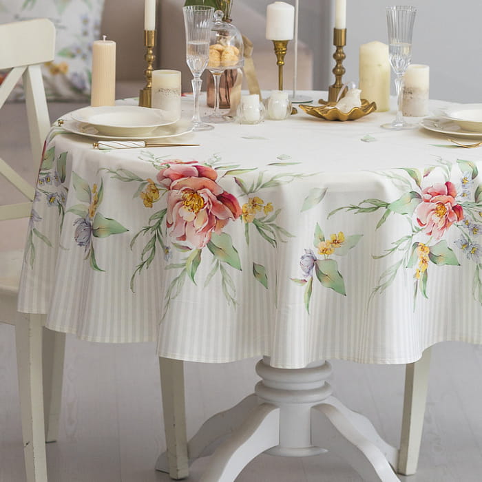 Скатерть круглая D-170 см "Белла"