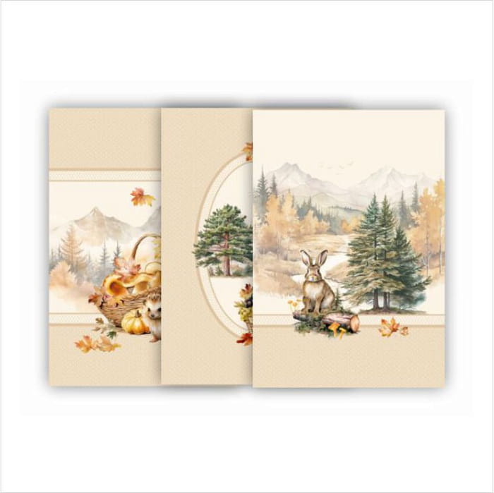 Набор Set-3 полотенец "Дубрава"