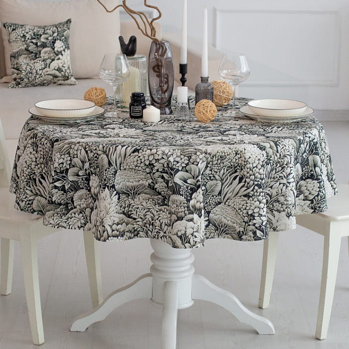 Скатерть круглая D-150 см "Вивьен"