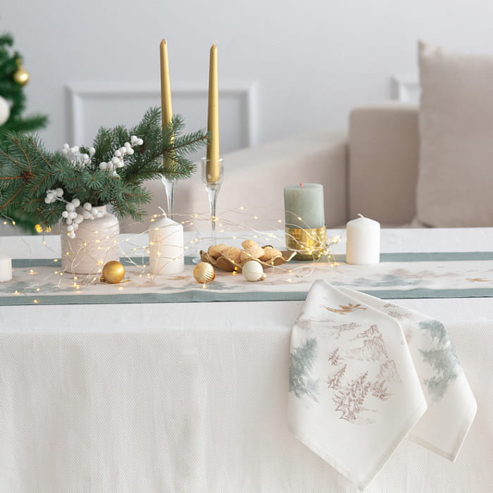 Дорожка 40х180 см "Снежный ангел" декоративная