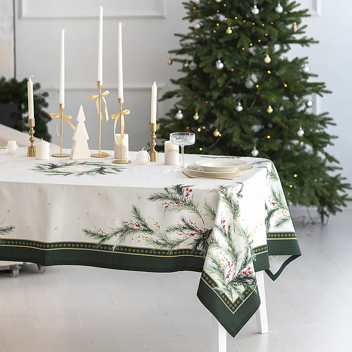 Скатерть 165х305 см "Ветви Рождества"