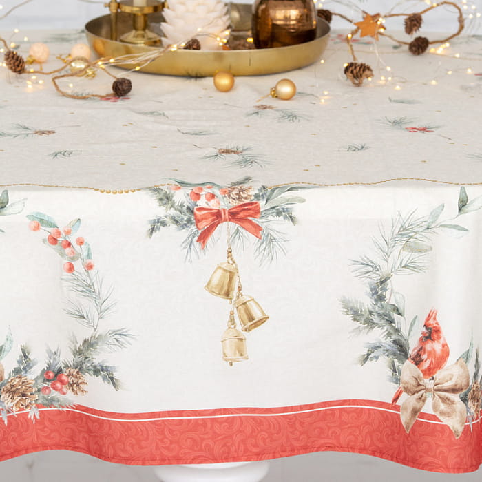 Скатерть 165х260 см "Рождественская классика"