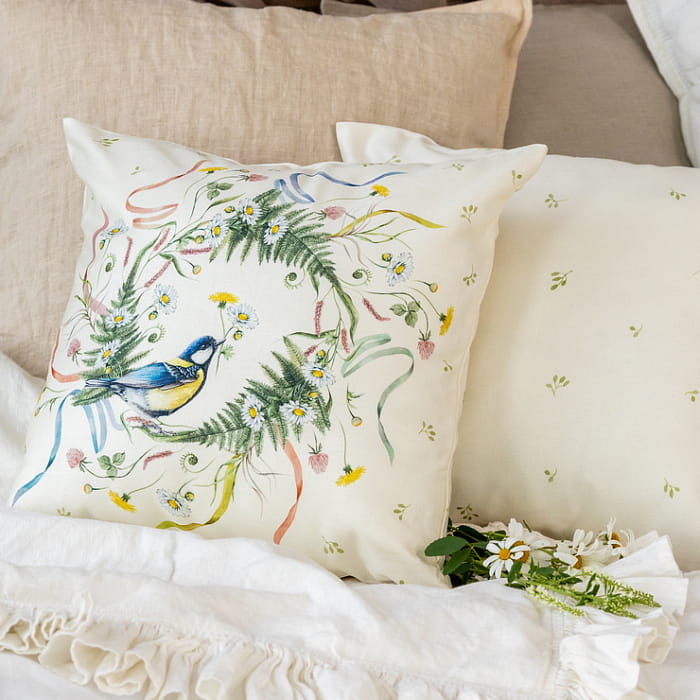 Декоративная наволочка "Купалинка" венок