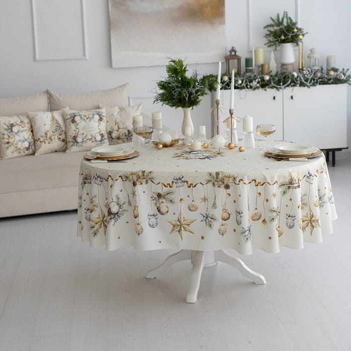 Скатерть овальная 170х220 см "Полонез"