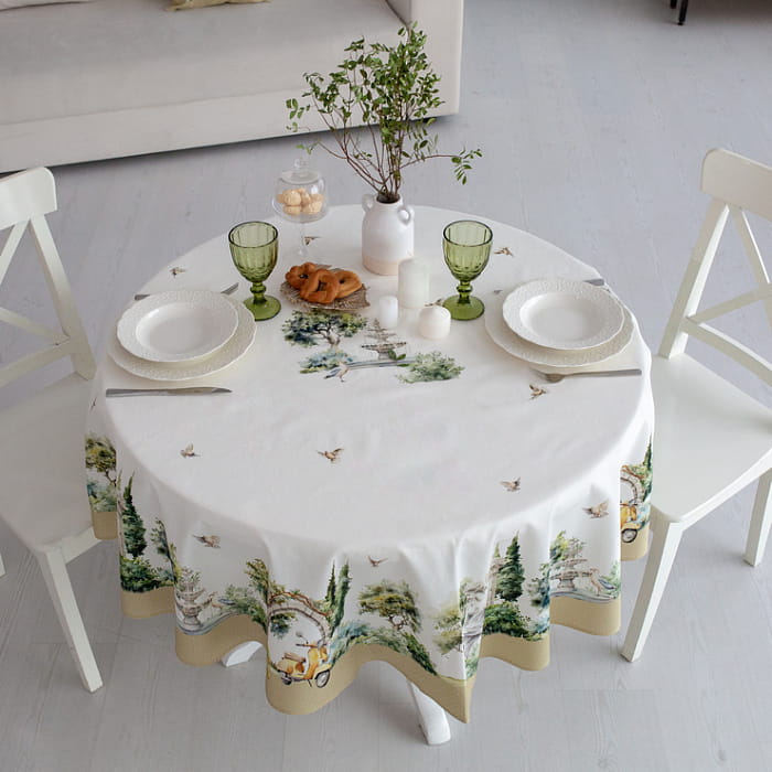 Скатерть круглая D-170 см "Итальяно"