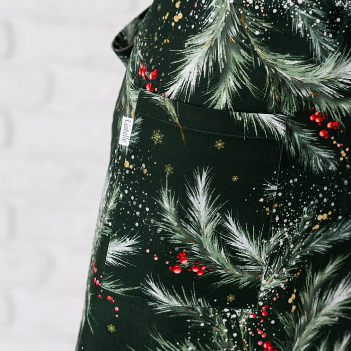 Фартук "Ветви Рождества" модель "Слот"