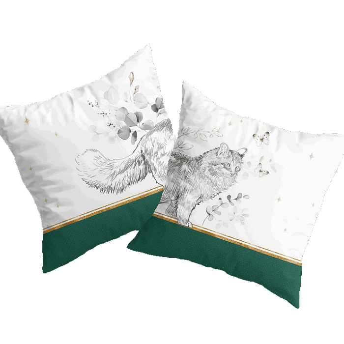 Декоративная наволочка "Эвелина" котик