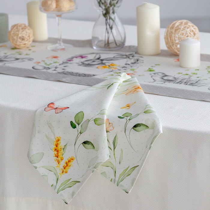 Дорожка 40х180 см "Соната" серая