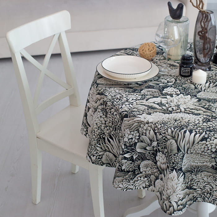 Скатерть овальная  150х200 см "Вивьен"