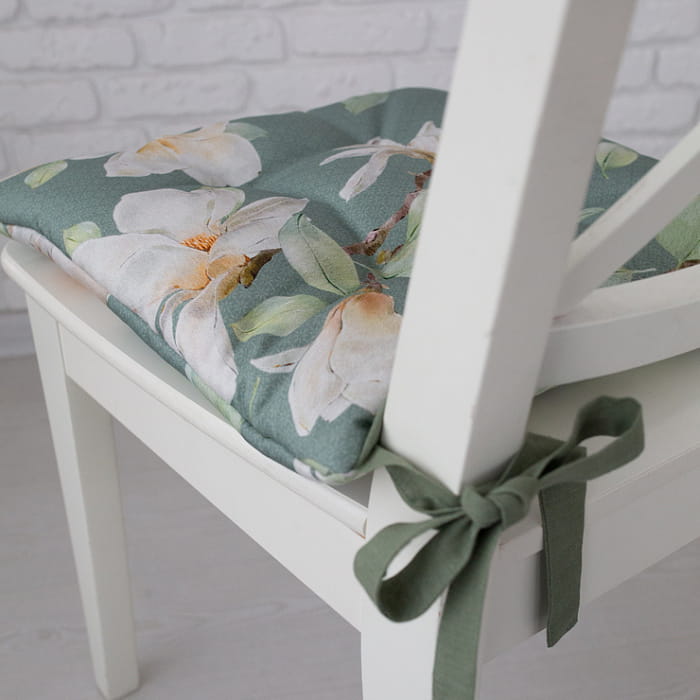 Подушка на стул "Магнолия"