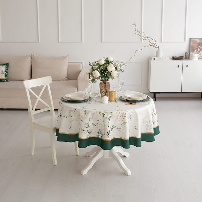 Скатерть круглая D-170 см "Эвелина"