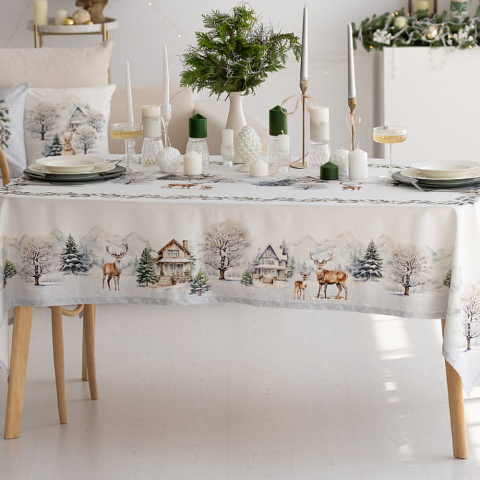 Скатерть 145х225 см "Морозное утро"