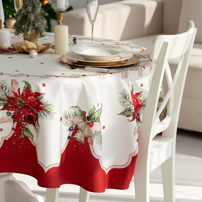 Скатерть овальная 140х170 см "Марлен"