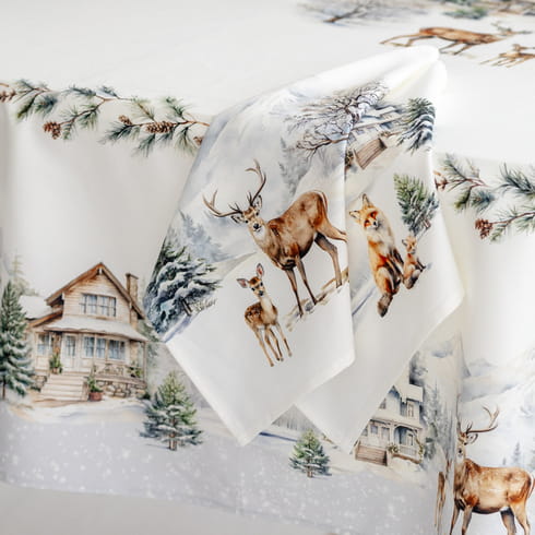 Скатерть 145х180 см "Морозное утро"