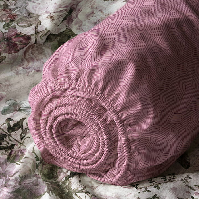 Евро комплект постельного белья "Верена" с простыней на резинке