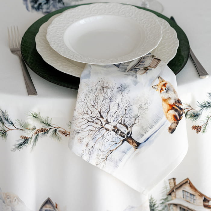 Скатерть 145х225 см "Морозное утро"