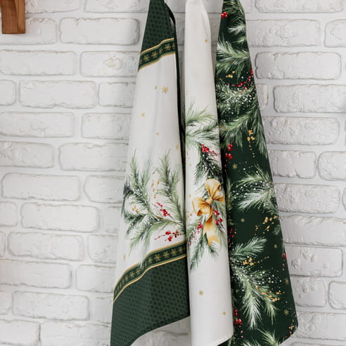 Набор Set-3 полотенец "Ветви Рождества"