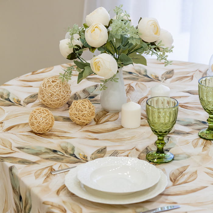 Скатерть круглая D-150 см "Флоренс"