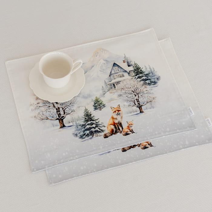Набор салфеток плейсматов "Морозное утро"